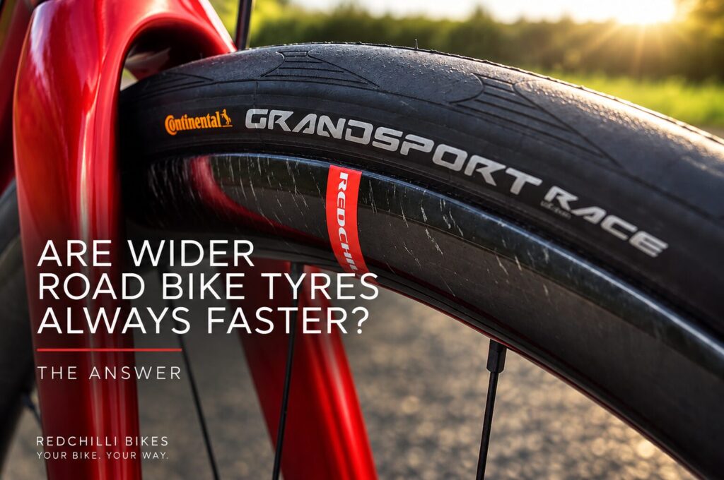 Are Wider Road Bike Tyres Always Faster? The Answer