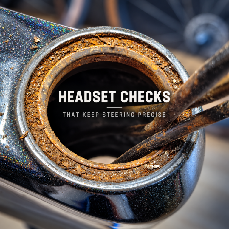 Headset Checks That Keep Steering Precise Headset Checks That Keep Steering Precise